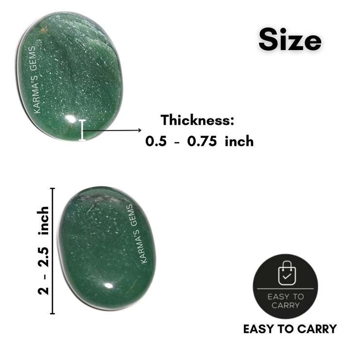 GREEN JADE PALMSTONE