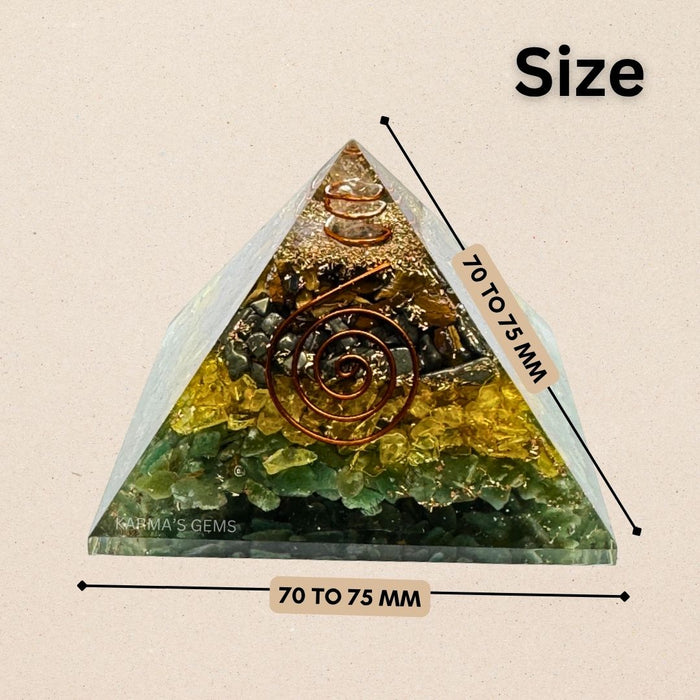 MIX STONE ZIBU ORGONITE PYRAMID