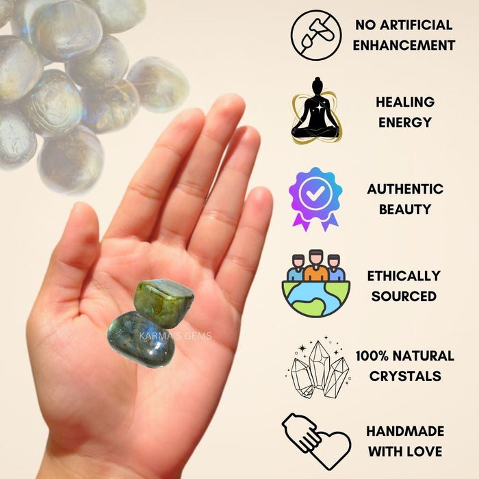 15 TO 25 MM LABRADORITE POLISH TUMBLED STONE