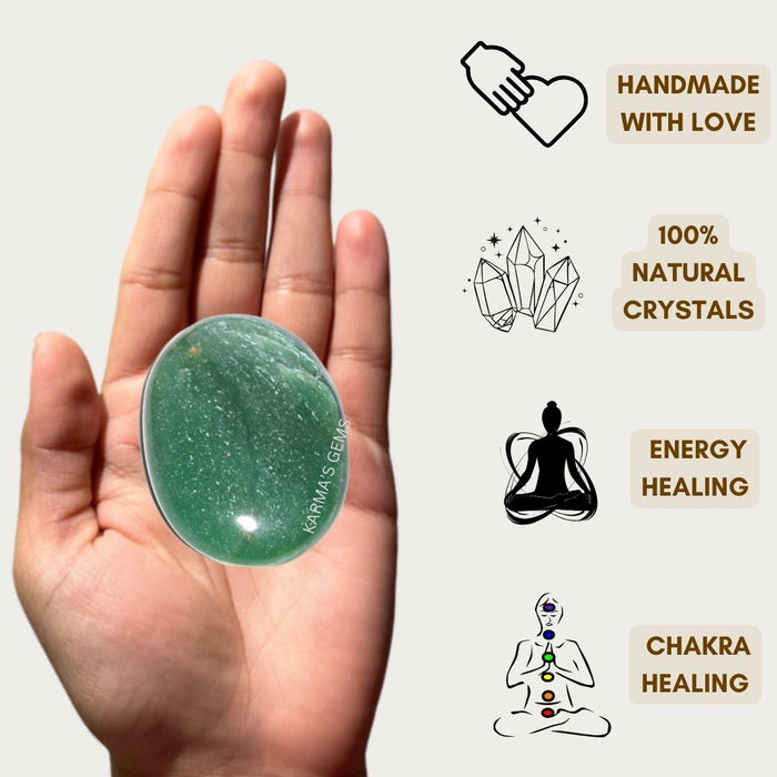 GREEN JADE PALMSTONE