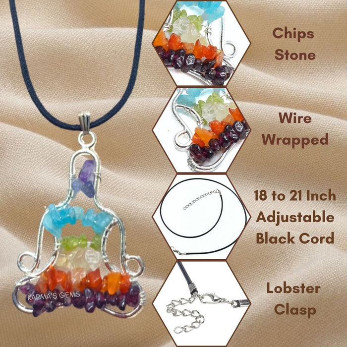 TREE OF LIFE BUDDHA SEVEN CHAKRA PENDANT