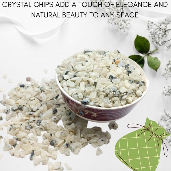 RAINBOW MOONSTONE STONE CHIPS