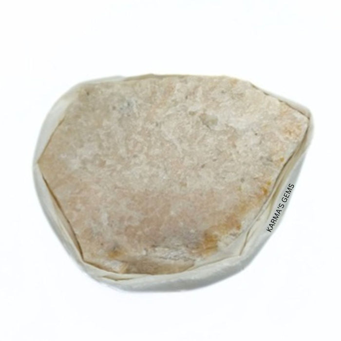 1 PIECE FLAT WRAPPED PEACH MOONSTONE  ROUGH STONE