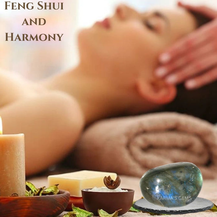 1 PIECE 15 TO 25 MM LABRADORITE POLISH TUMBLED STONE