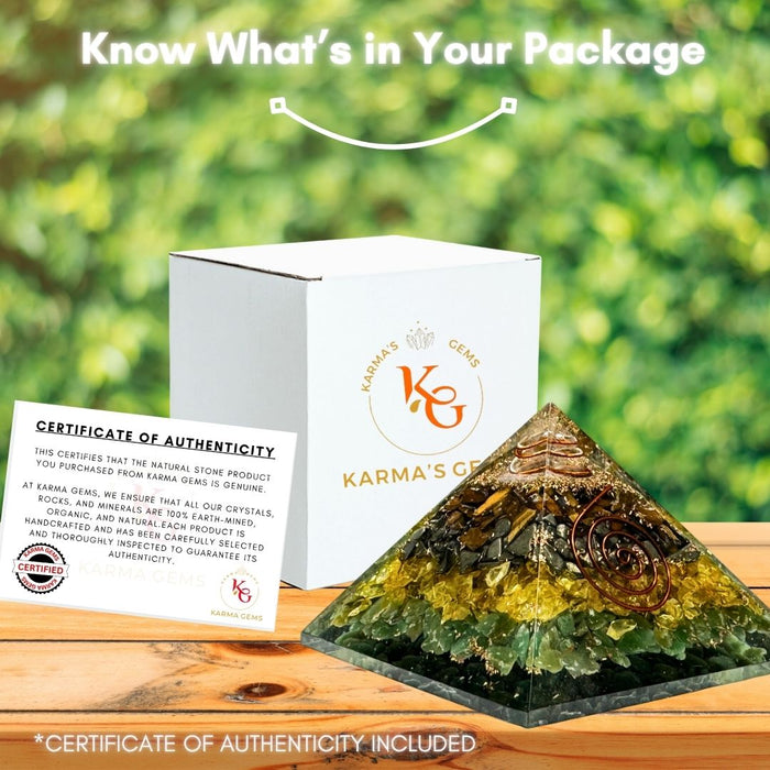 MIX STONE ZIBU ORGONITE PYRAMID