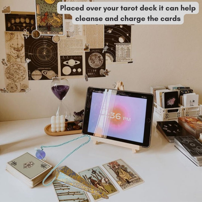 PETRIFIED WOOD STONE DOWSING PENDULUM