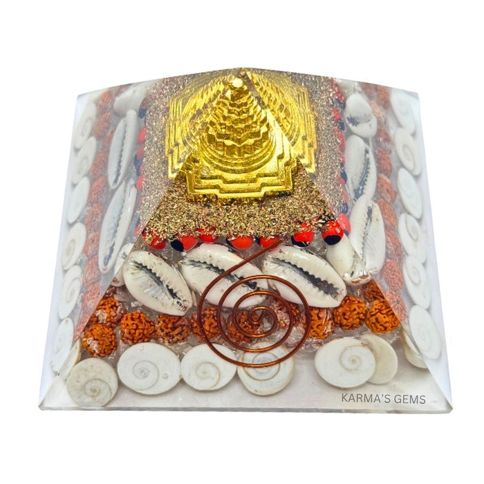 LAXMI YANTRA ORGONITE PYRAMID