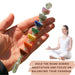 SEVEN CHAKRA PYRAMID HEALING WAND Karmas Gems
