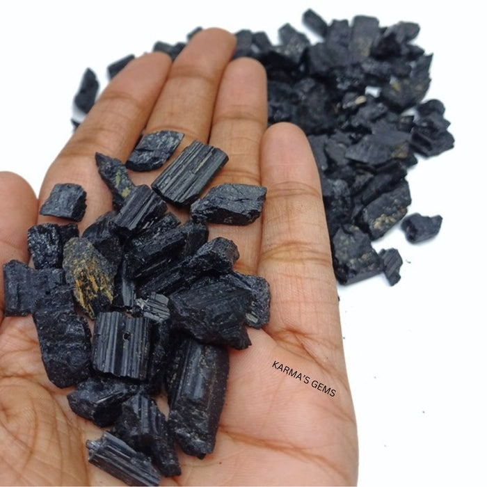 BLACK TOURMALINE STONE CHIPS
