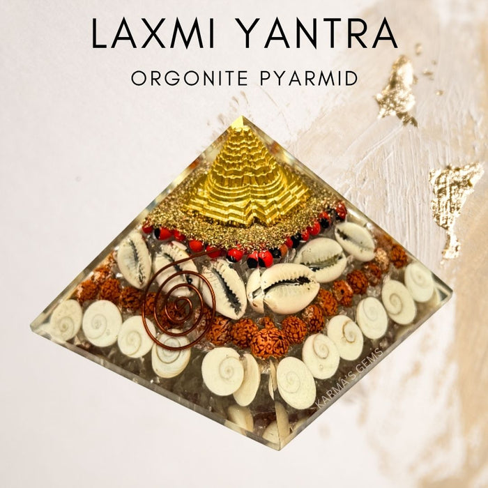 LAXMI YANTRA ORGONITE PYRAMID