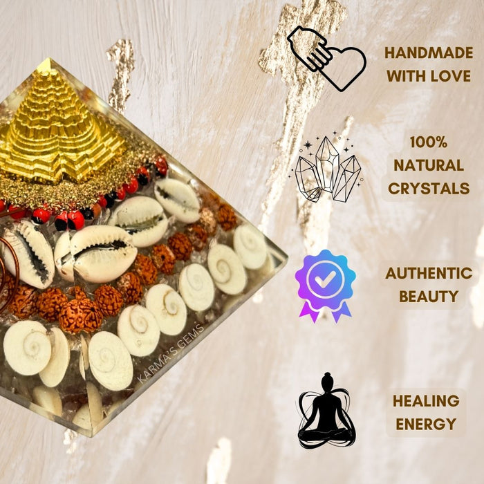 LAXMI YANTRA ORGONITE PYRAMID