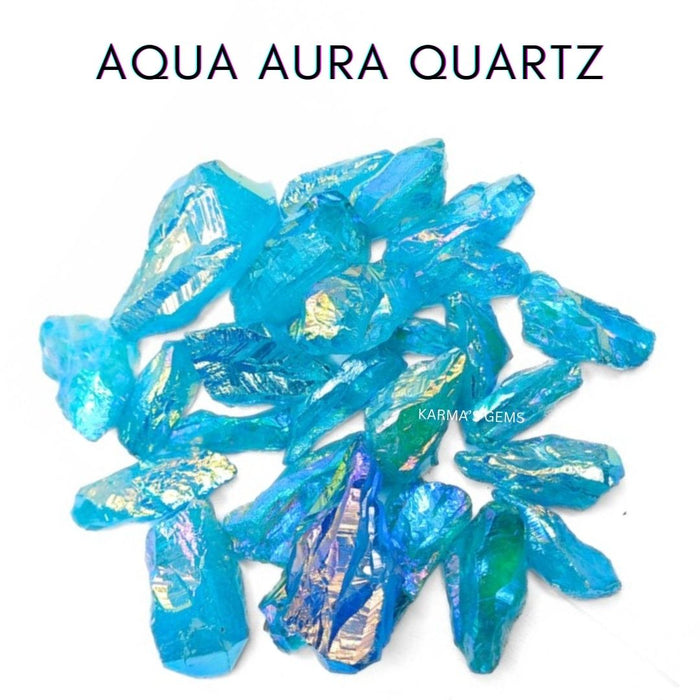 AQUA AURA QUARTZ RAW STONE