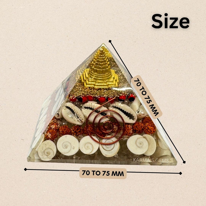 LAXMI YANTRA ORGONITE PYRAMID