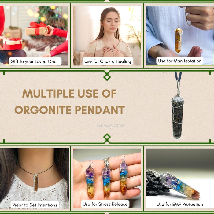 DOUBLE TERMINATED PYRITE WRAPPED PENDANT