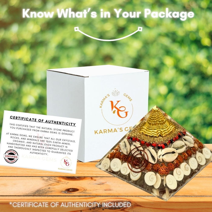 LAXMI YANTRA ORGONITE PYRAMID