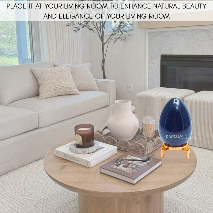 POLISHED BLACK OBSIDIAN POCKET EGG