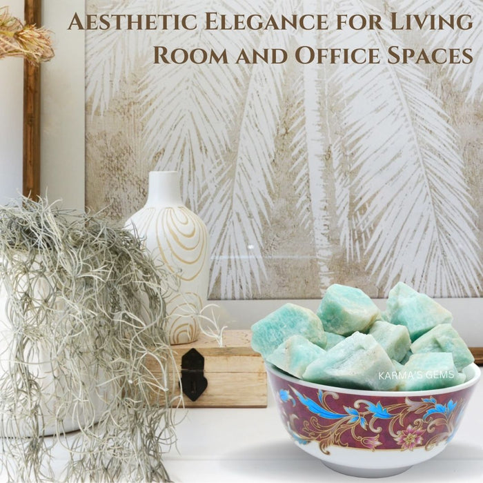 2 PCS 15 TO 25 MM AMAZONITE ROUGH STONE