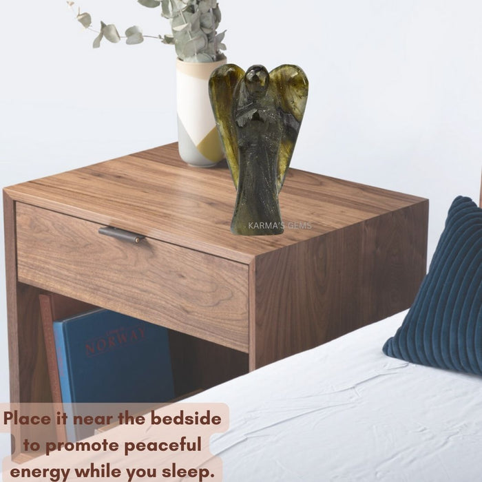 LABRADORITE STONE CRYSTAL ANGEL