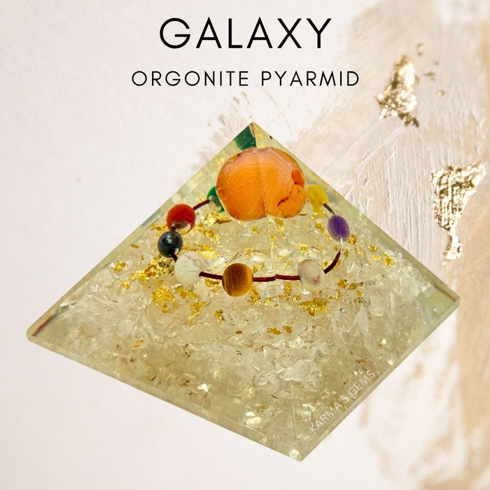 GALAXY ORGONITE PYRAMID