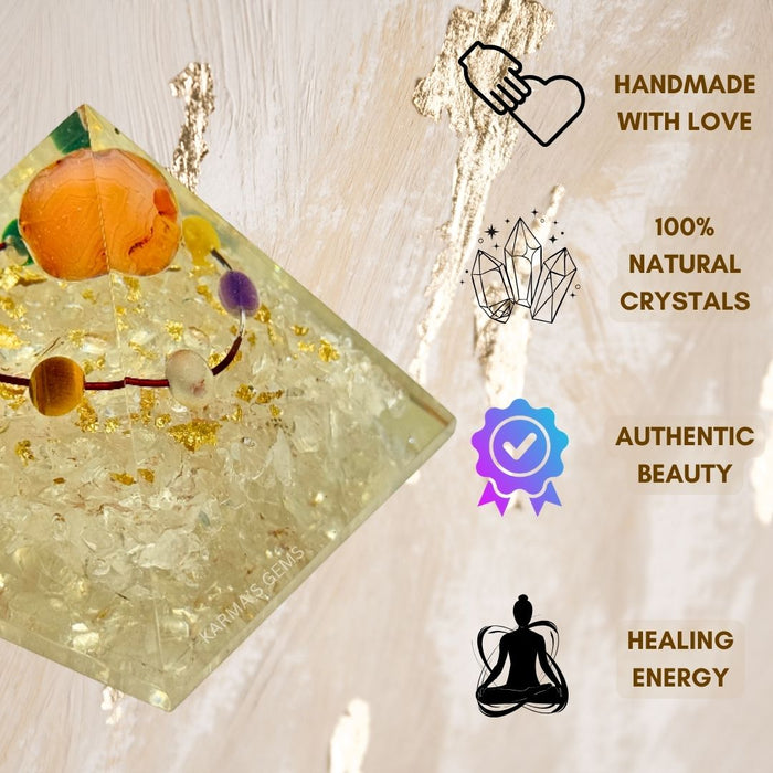 GALAXY ORGONITE PYRAMID