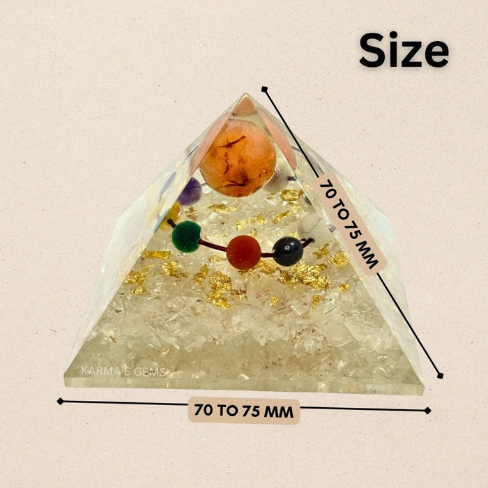 GALAXY ORGONITE PYRAMID