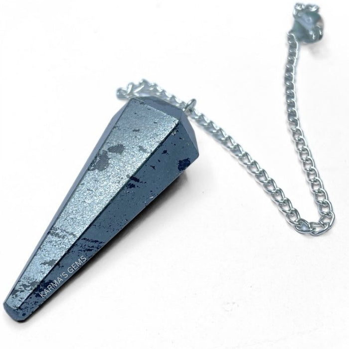 HEMATITE STONE DOWSING PENDULUM
