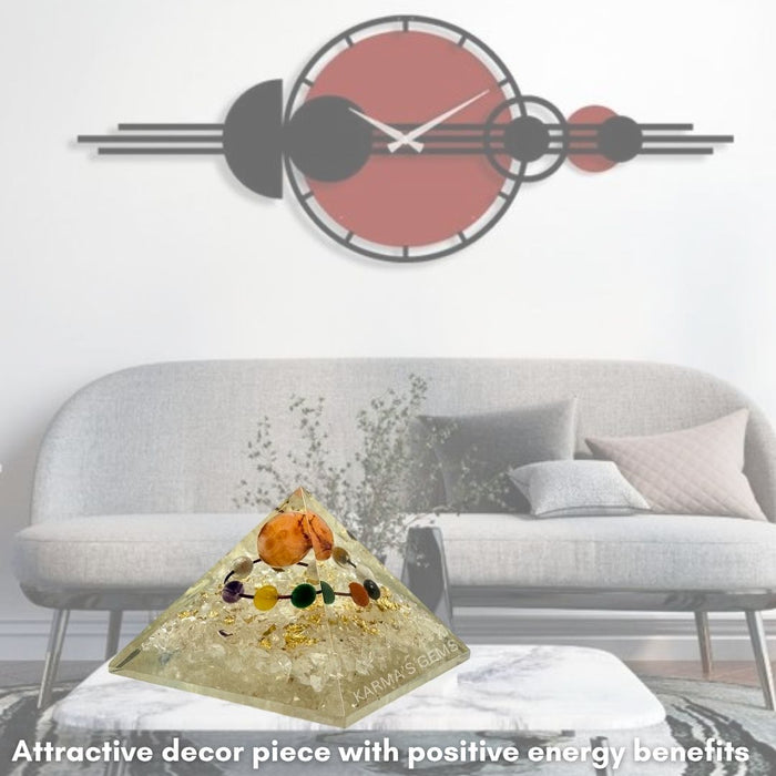 GALAXY ORGONITE PYRAMID