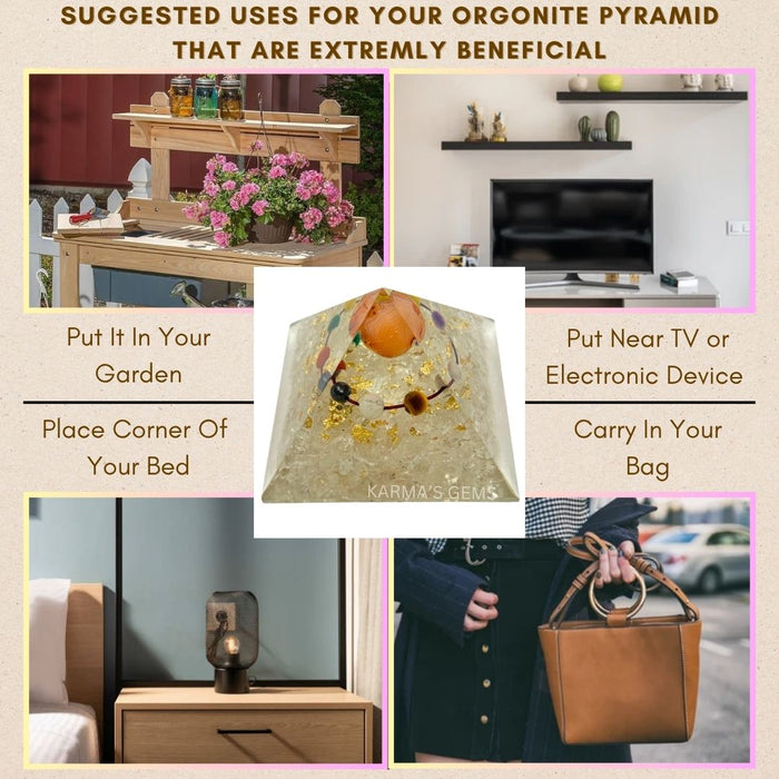 GALAXY ORGONITE PYRAMID