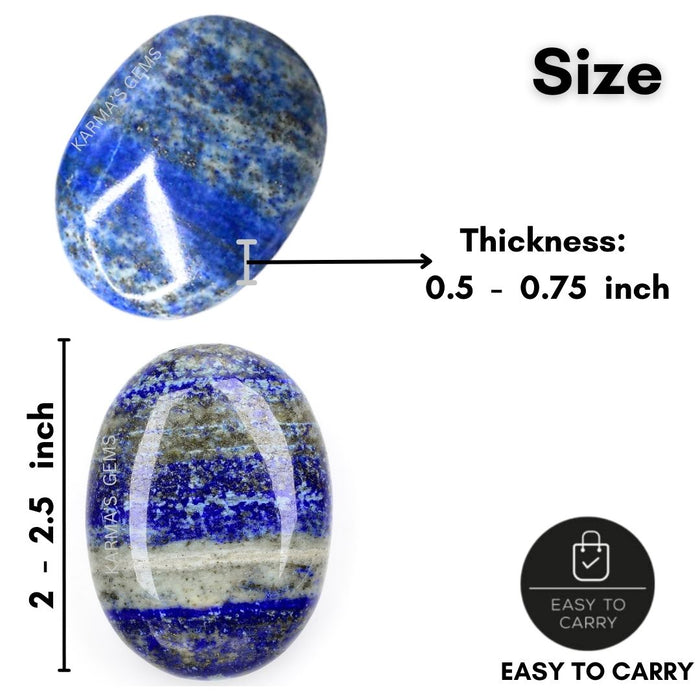 LAPIS LAZULI  PALMSTONE