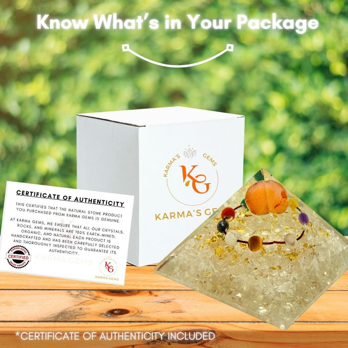 GALAXY ORGONITE PYRAMID