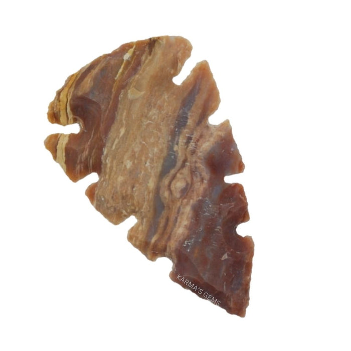 1" TO 1.5" FANCY JASPER SPEARHEAD ARROWHEAD