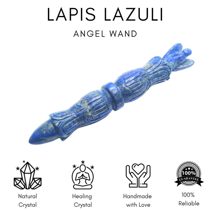 LAPIS LAZULI ANGEL WAND