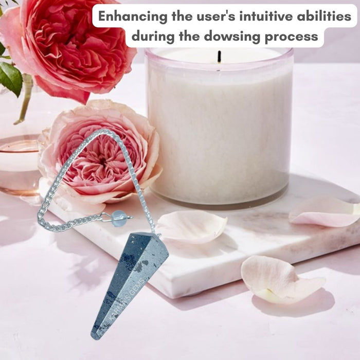 HEMATITE STONE DOWSING PENDULUM