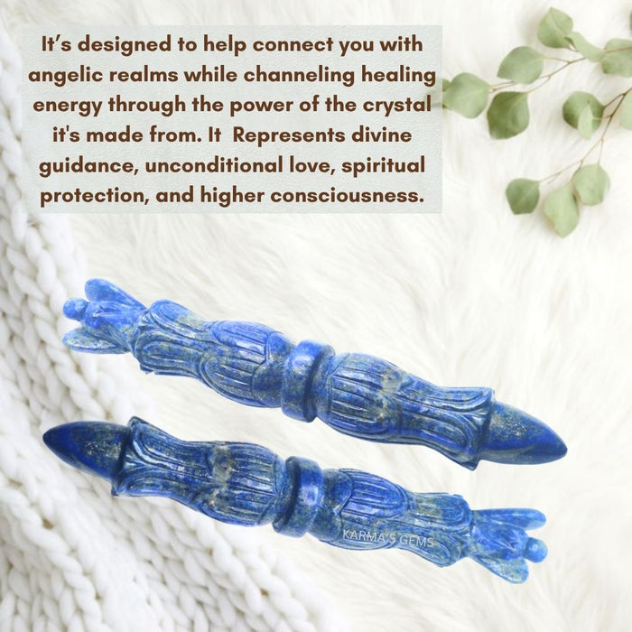 LAPIS LAZULI ANGEL WAND