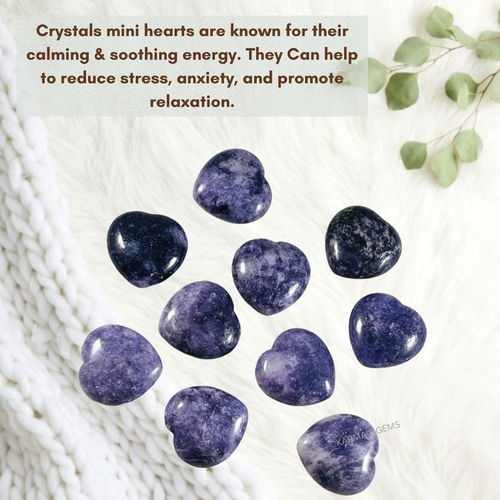 1" LEPIDOLITE PUFFY HEART