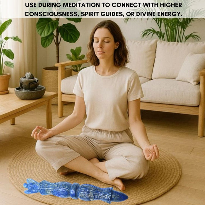 LAPIS LAZULI ANGEL WAND