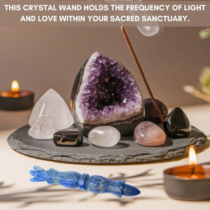LAPIS LAZULI ANGEL WAND