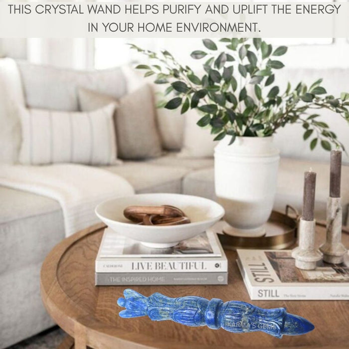 LAPIS LAZULI ANGEL WAND