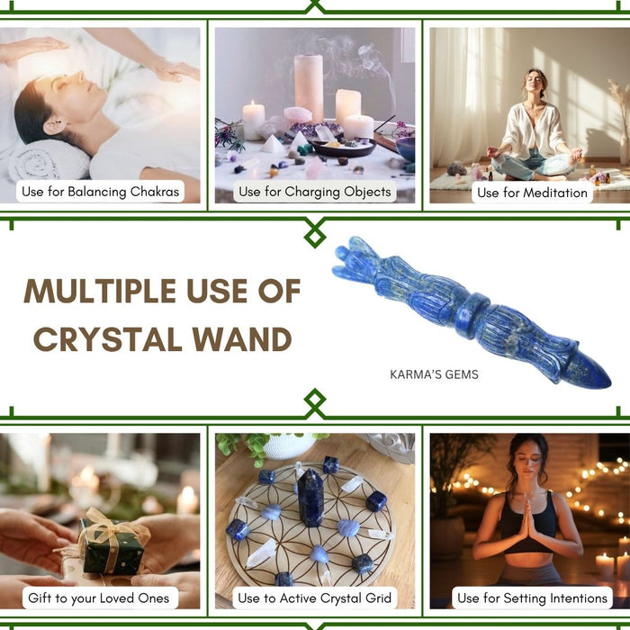 LAPIS LAZULI ANGEL WAND