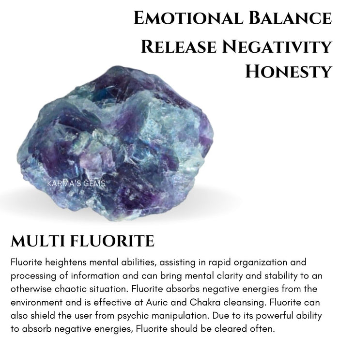 2 PCS 20 TO 25 MM MULTI FLUORITE ROUGH STONE