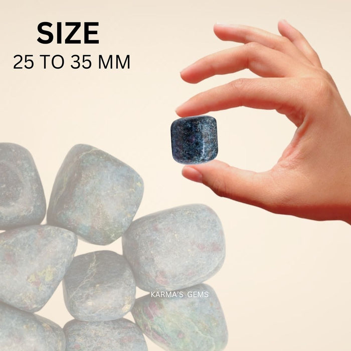 25 TO 35 MM RUBY KYANITE TUMBLED STONE