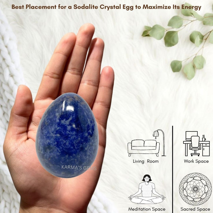 POLISHED SODALITE POCKET EGG