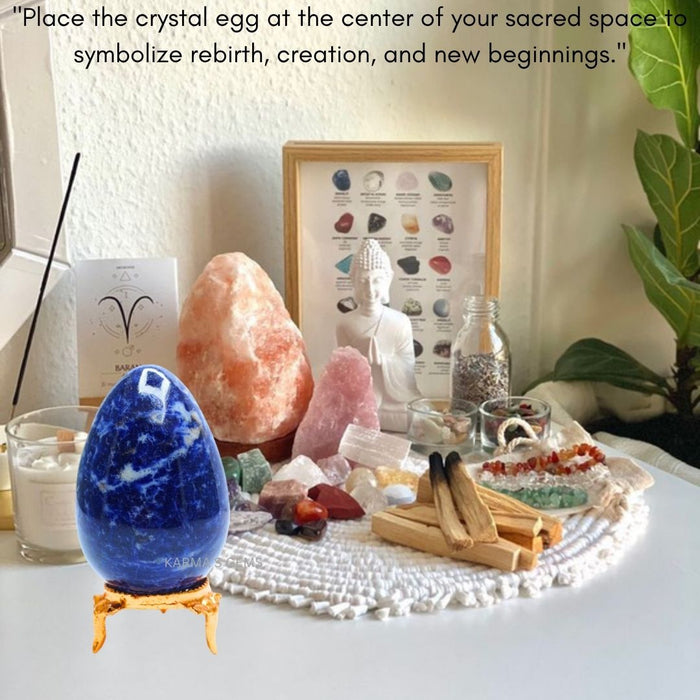 POLISHED SODALITE POCKET EGG