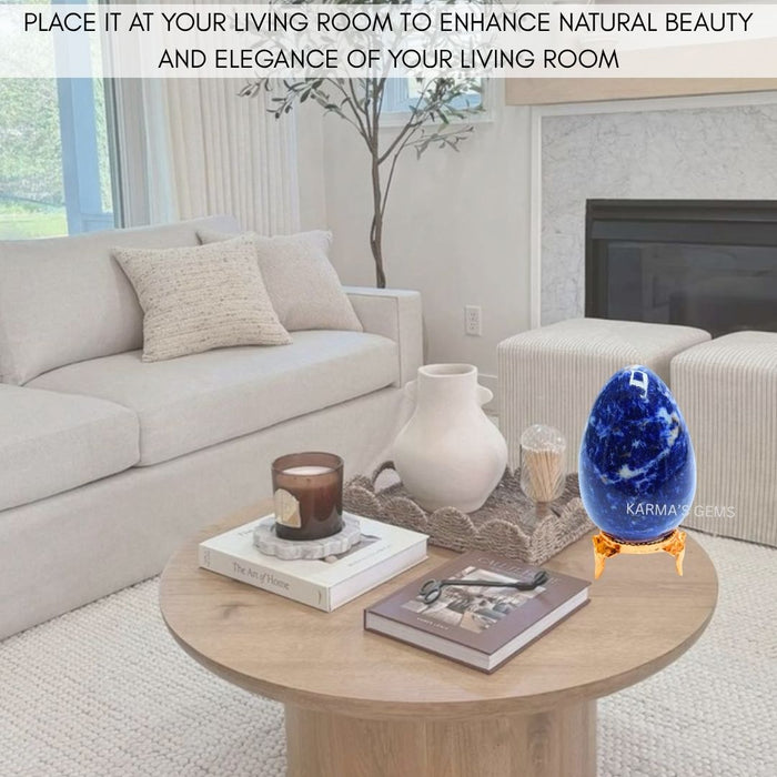 POLISHED SODALITE POCKET EGG