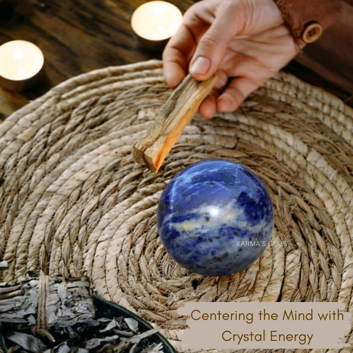 50 TO 55 MM SODALITE SPHERE