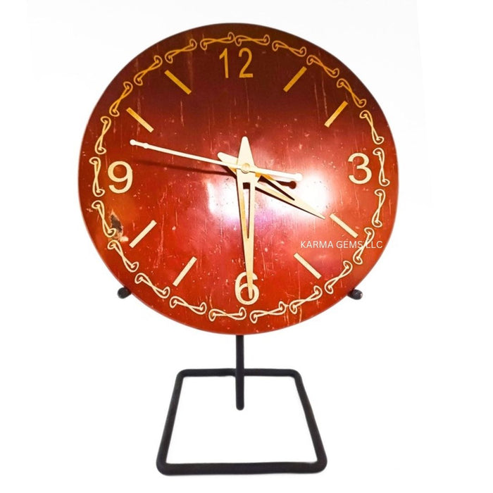 NATURAL RED JASPER  AGATE WATCH
