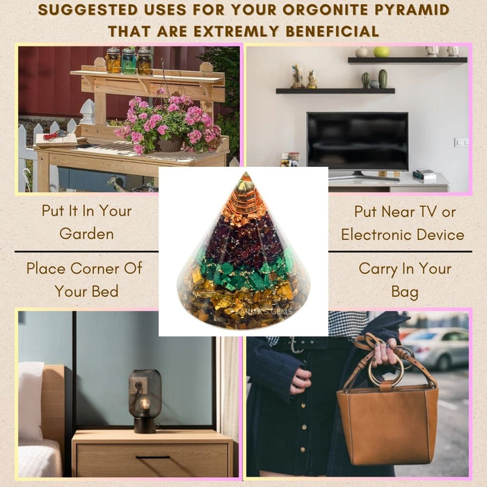 MASTER HEALER ANTENA ORGONITE PYRAMID