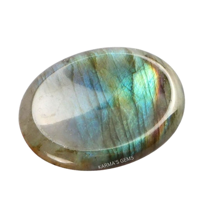 LABRADORITE WORRY THUMB STONE