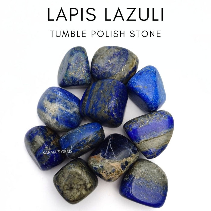 1 PIECE 25 TO 35 MM LAPIS LAZULI TUMBLED STONE