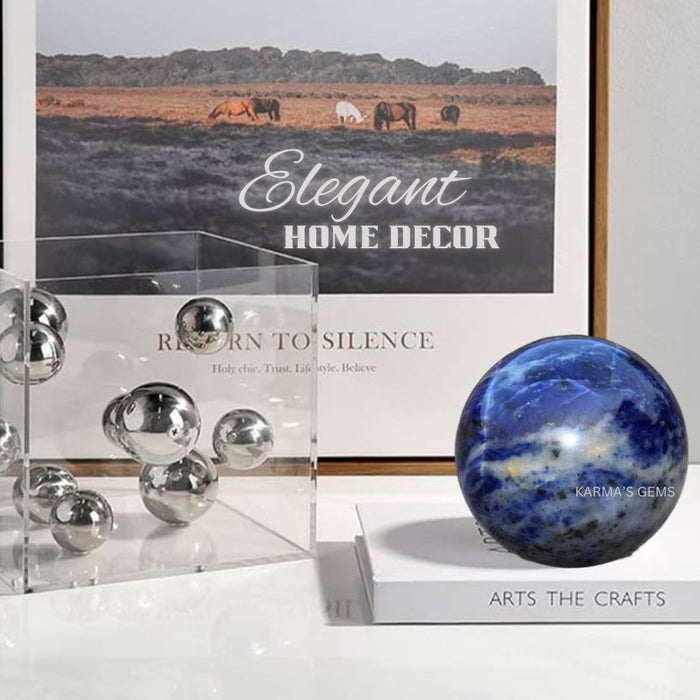 50 TO 55 MM SODALITE SPHERE